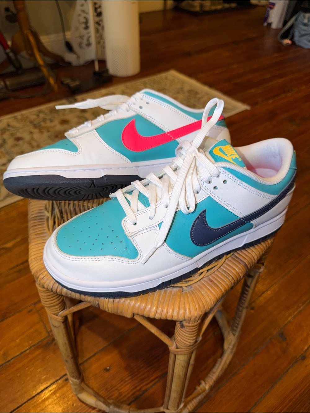 Nike Dunk Low Retro Dusty Cactus Sneakers 💙🌵💗